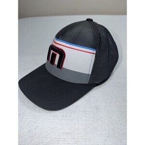 Travis Mathew Bolthouse Triple Golf Hat Flexfit S/M Black Trucker